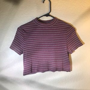 Striped crop top